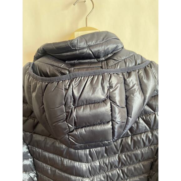 CALVIN KLEIN Women's Packable Hooded Down Puffer Coat Shiny
Navy Blue Small - Picture 7 of 15